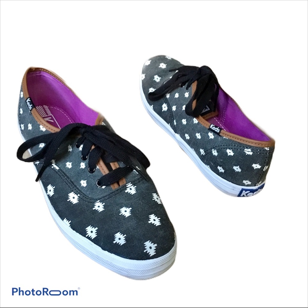 Keds Limited Edition Ikat Canvas Sneakers, Sz 8 - Picture 1 of 4